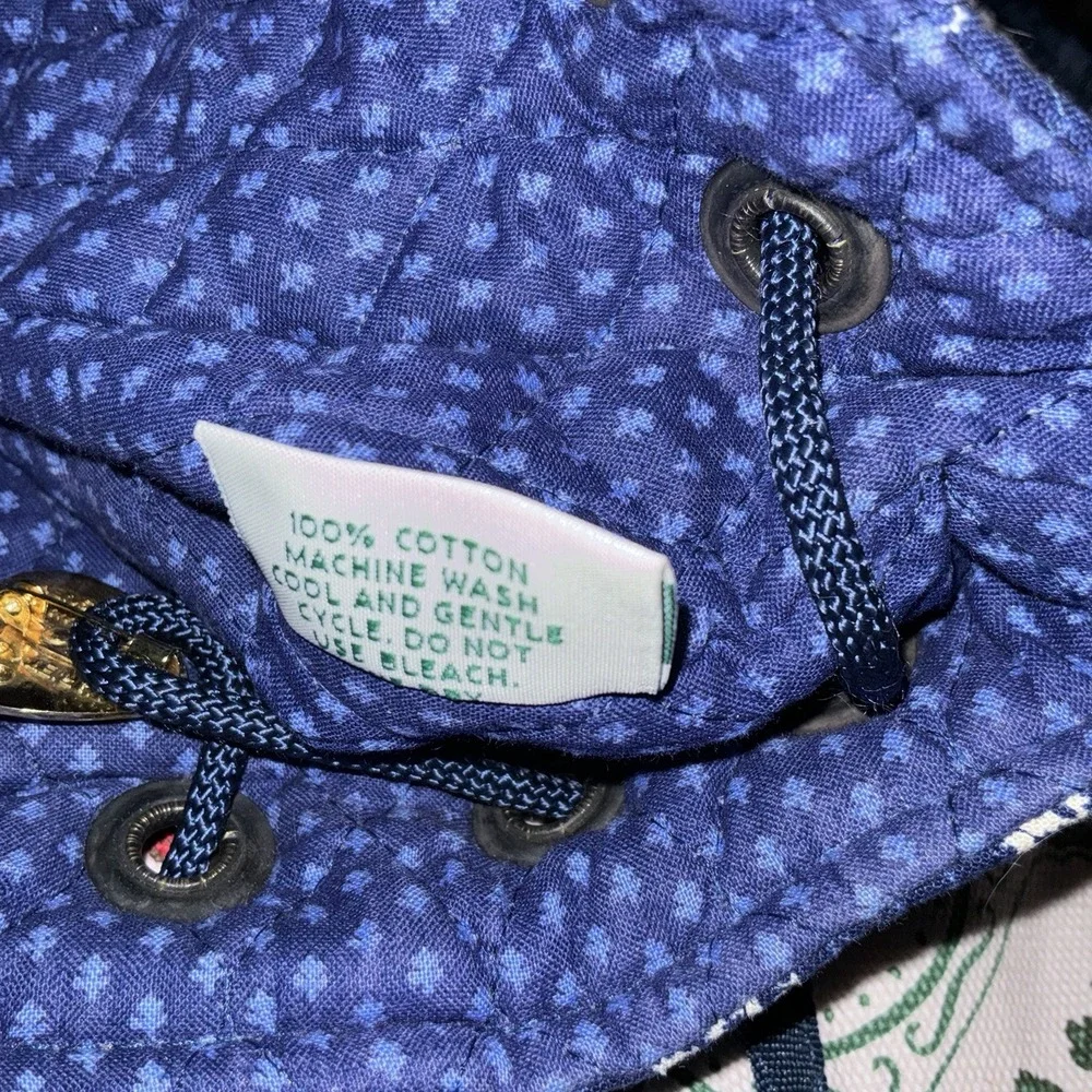 Vintage Vera Bradley Floral Quilted Backpack 12